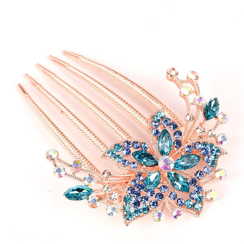 Austrian Rhinestone Hair Comb Pin