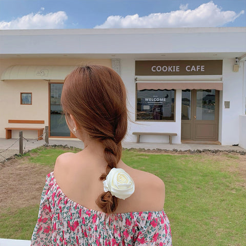 Flower Butterfly Elastic Hair Tie Scrunchie