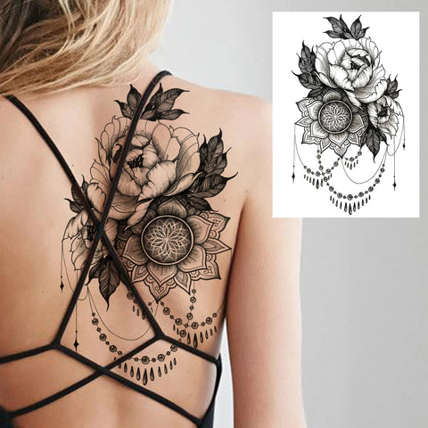 Sexy Flower Temporary Tattoos