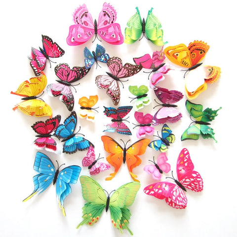 12PCS 3D Butterfly Wall Stickers