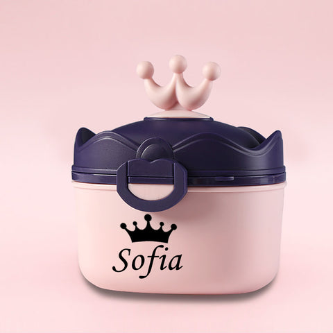 Customized Name Printed Snack Milk Box