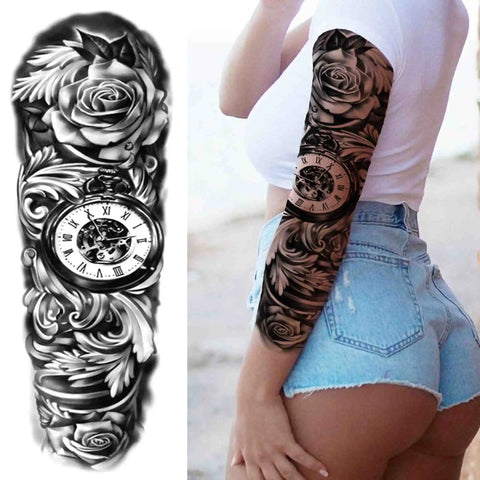 Full Arm Temporary Tattoos