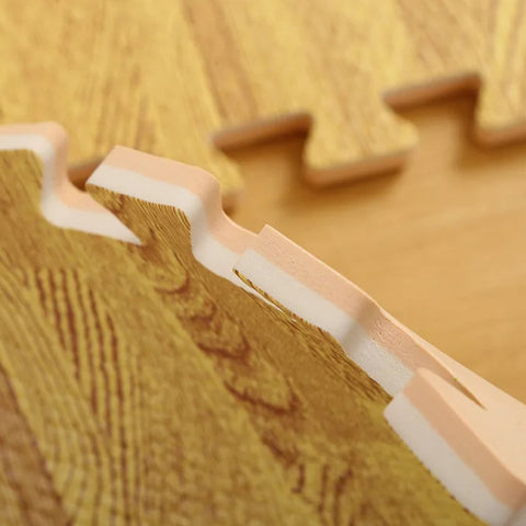 16PCS Foam Wooden Puzzle Carpet