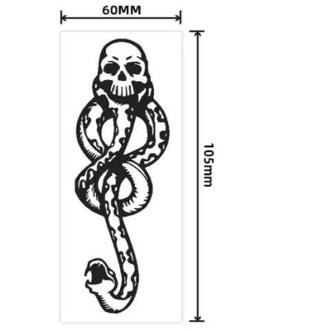 1/5PCS Death Eaters Tattoos Stickers