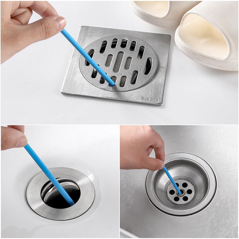 12PCS/ Set Drain Deodorant Cleaning Sticks