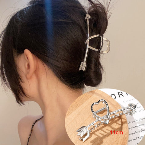 Rhinestone Metal Hair Claw