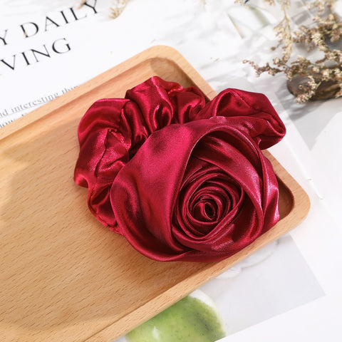 Flower Butterfly Elastic Hair Tie Scrunchie