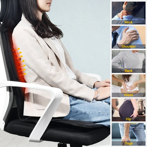 Heating Vibrating Back Massager Pad