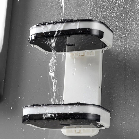 Wall Mounted Double Layer Soap Rack