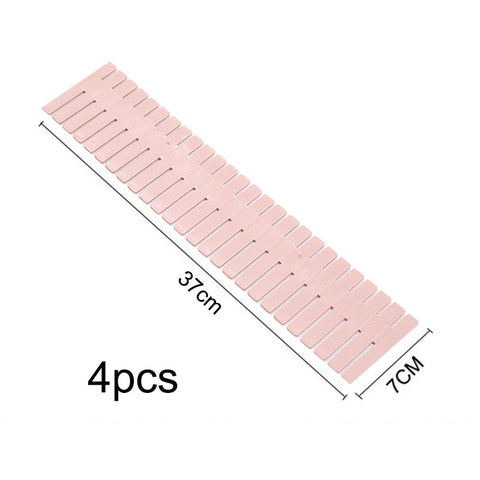4PCS Adjustable Drawer Divider