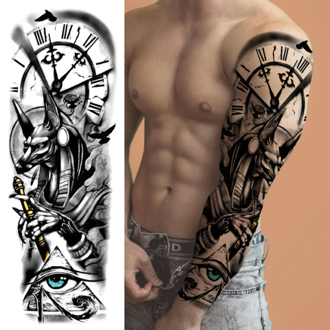 Arm Sleeve Temporary Tattoos