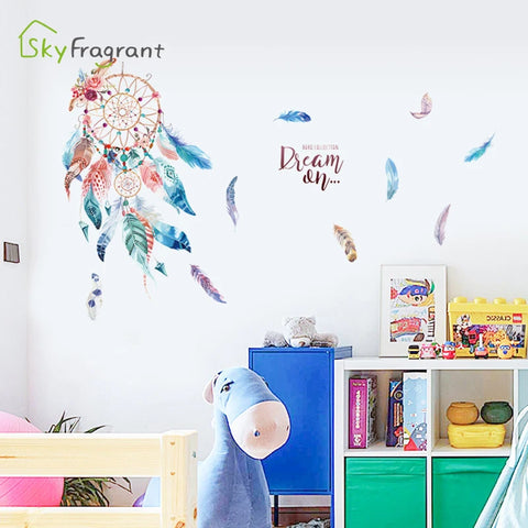 Dream Feather Wall Stickers