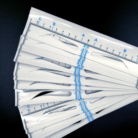 25PCS Disposable Eyebrow Stencil Stickers