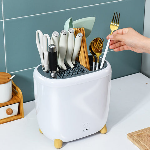 Knife Cutlery UV Sterilization Holder