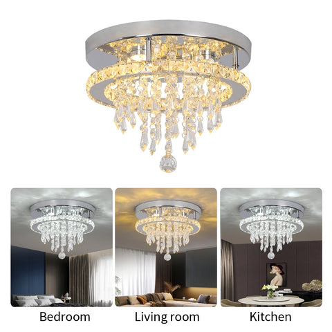 AstraGlow Crystal Chandelier