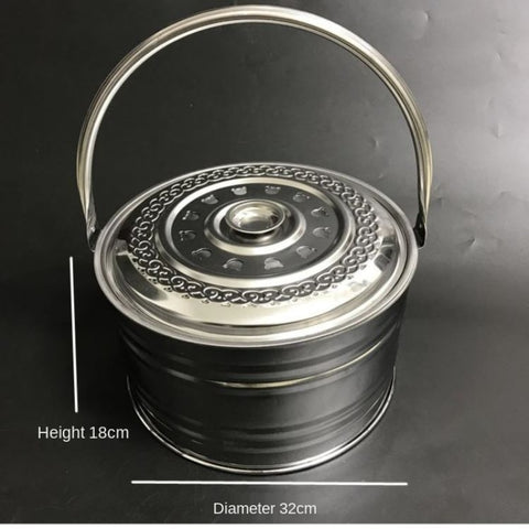 Portable Barbecue Grill Bucket