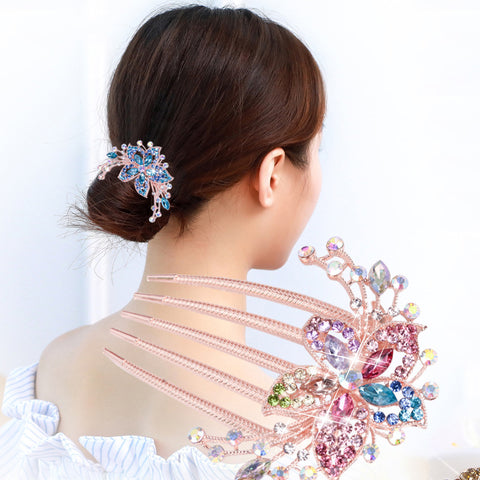 Austrian Rhinestone Hair Comb Pin