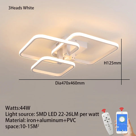 Opulentis Modern Led Chandelier