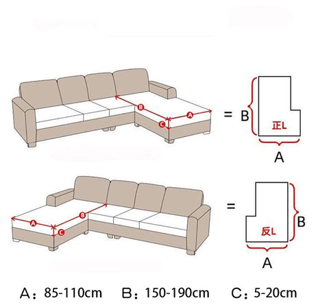 Printed Sofa Seat Cushion Cover