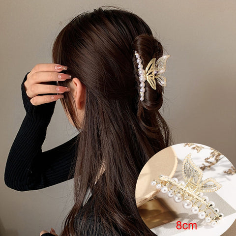 Rhinestone Metal Hair Claw