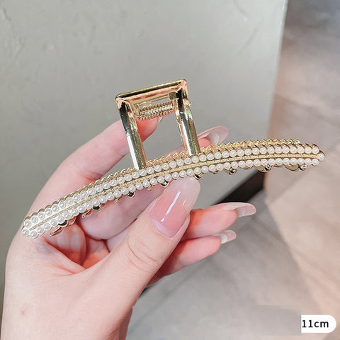 Rhinestone Metal Hair Claw