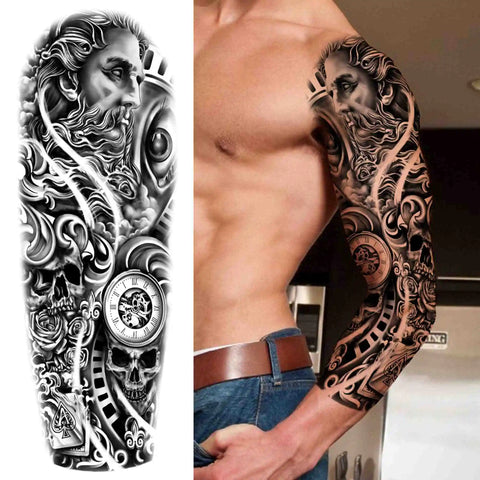Full Arm Temporary Tattoos