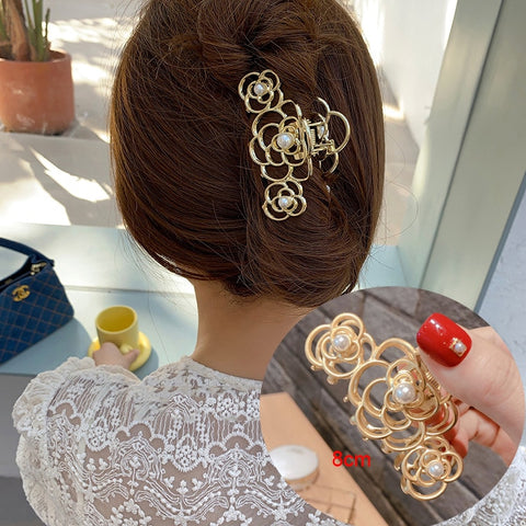 Rhinestone Metal Hair Claw