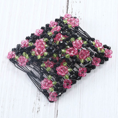 Magic Bead Elasticity Hair Comb Pin