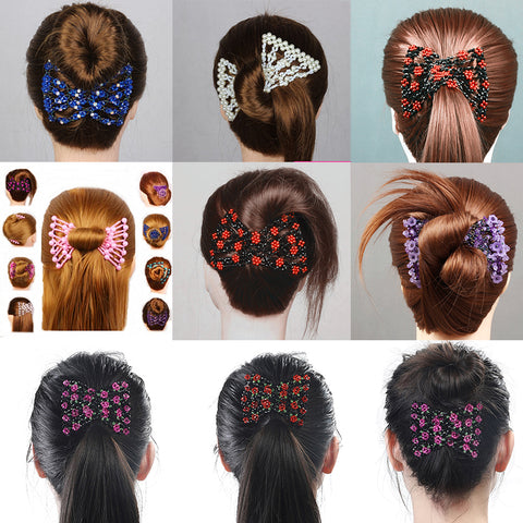 Magic Bead Elasticity Hair Comb Pin