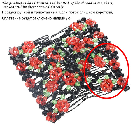 Magic Bead Elasticity Hair Comb Pin