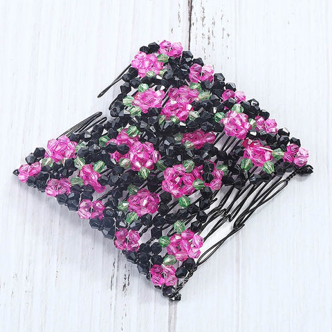 Magic Bead Elasticity Hair Comb Pin