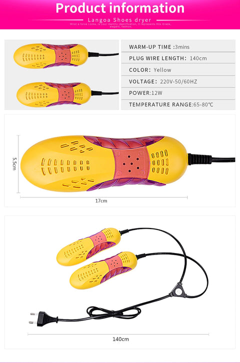 110V-220V Shoe Dryer