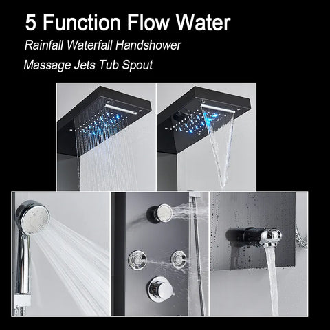LED Light Shower Panel System