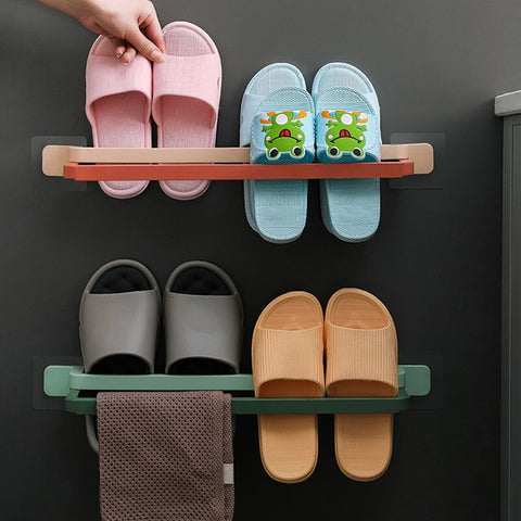 Punch-free Wall-mounted Slipper Hanger