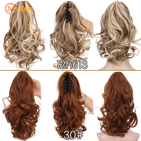 12Inch Synthetic Short Wavy Claw