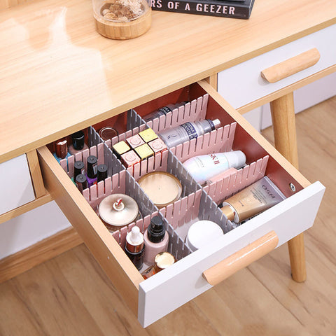 4PCS Adjustable Drawer Divider