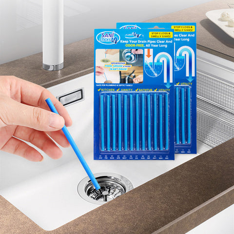 12PCS/ Set Drain Deodorant Cleaning Sticks