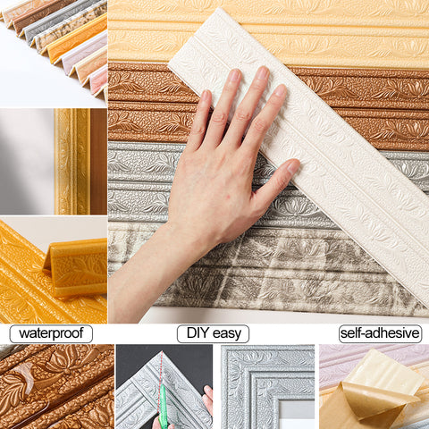 230cm (7 1/2 ft) Edge Corner Wall Sticker