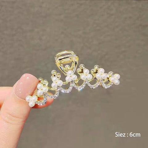 Rhinestone Metal Hair Claw
