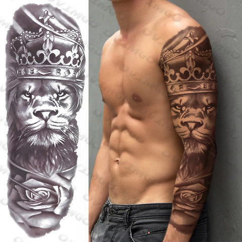 Arm Sleeve Temporary Tattoos