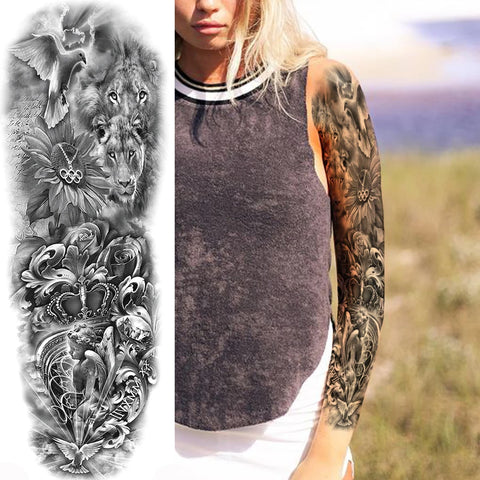 Arm Sleeve Temporary Tattoos