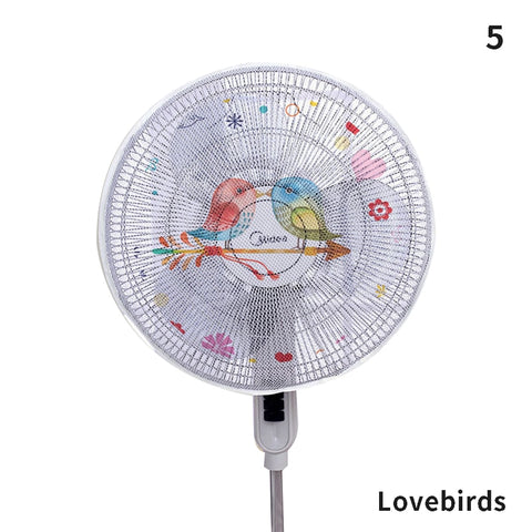 Round Dustproof Electric Fan Cover