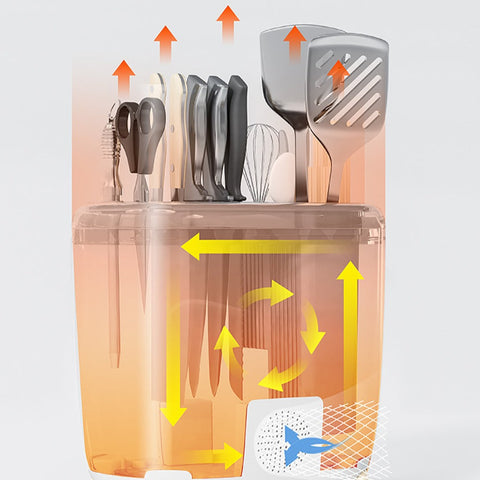 Knife Cutlery UV Sterilization Holder