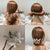 Butterfly Rhinestone Hain Bun Clip