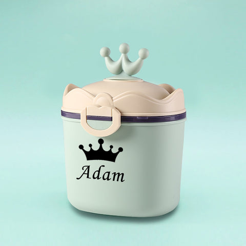 Customized Name Printed Snack Milk Box