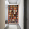 2pcs/set Book Shelves Wallpaper