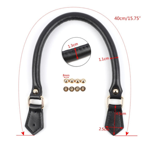 2PCS PU Leather Bag Handle
