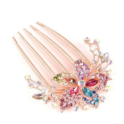 Austrian Rhinestone Hair Comb Pin