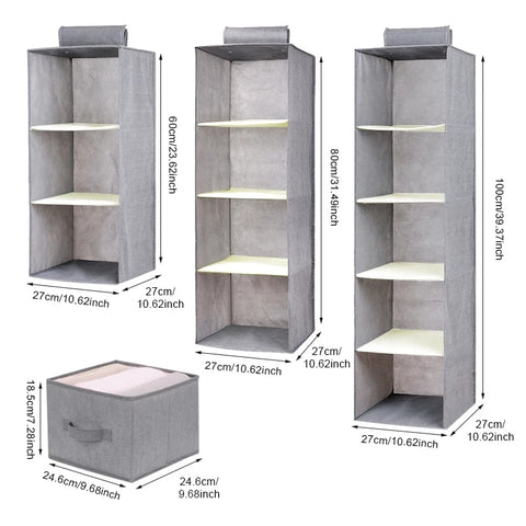 Hanging Closet Clothes Organizer