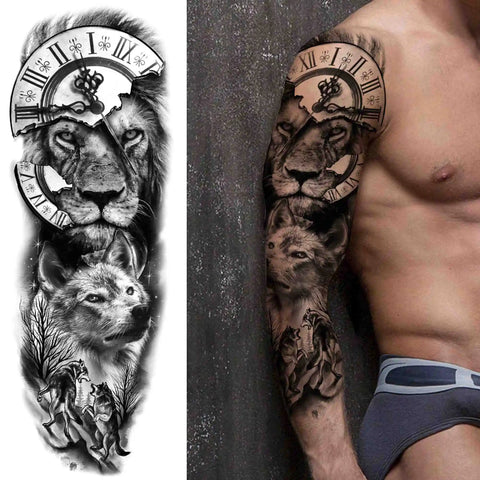Full Arm Temporary Tattoos